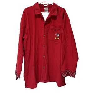 Disney Store Christmas Mickey Pajama Set PJ's Sleepwear Top And Bottom M…